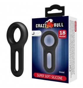 CRAZY BULL - Oniel Soft Silicon Male Delay Cock Rings (Model 18)